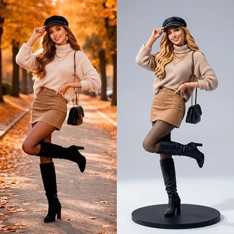 3D Фигурка из фото — обложка сценария, категория Фото в картинку | AiPixia