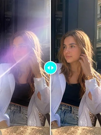 Профессиональное удаление бликов и отражений на фотографиях: результат ИИ обработки (1) в категории Ретушь | AiPixia